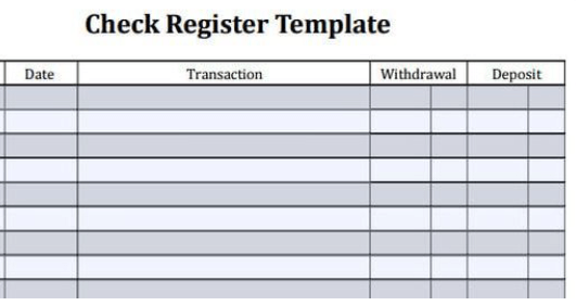 Free Printable:Ayrzgadix0i= Check Register Printable