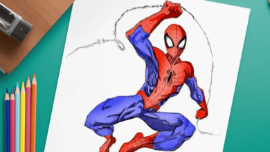 Drawing:7barsug8u0w= Easy:7barsug8u0w= Spiderman